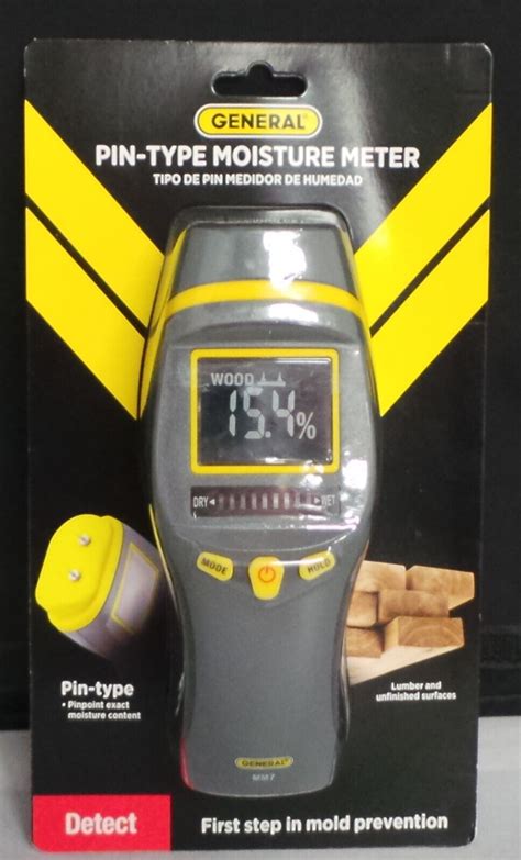 custom general tools pin-type moisture meter mm7|mold meters readers home depot.